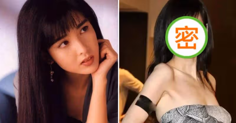 周慧敏真大膽！一身印花抹胸裙看不到贅肉，玲瓏線條好迷人，54歲生生美回18歲