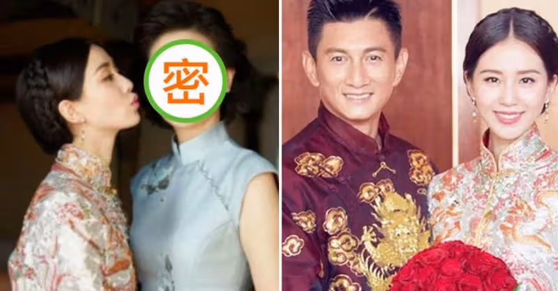 吳奇隆「大2歲丈母娘照曝光」藍色旗袍驚艷眾人，保養得宜「舉手投足盡顯優雅」看不出年齡！
