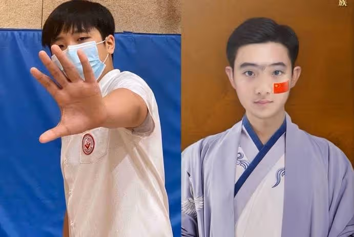 吳鎮宇兒子費曼長大了!13歲的他五官出眾顏值身材俱佳,網友驚嘆:簡直完美逆襲