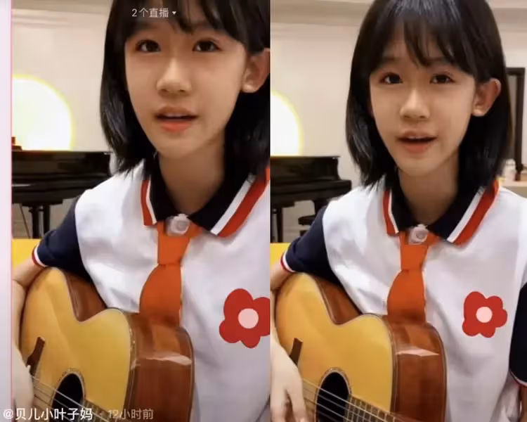 陸毅女兒近照神似陳都靈,五官小巧鼻樑高顯清純