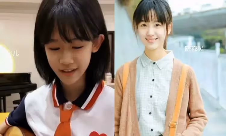 陸毅女兒近照神似陳都靈,五官小巧鼻樑高顯清純