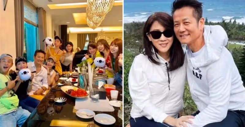 「乃嫂超美！也太凍齡了吧！」豪宅內裝曝光！徐乃麟招待兒好友「家中庭園吃Buffet」美翻，網狂讚：太凍齡