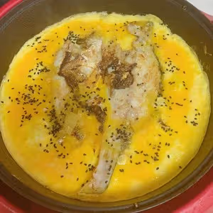 黃魚鯗煎蛋，在家做上海經典菜