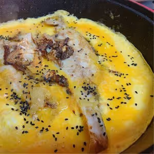 黃魚鯗煎蛋，在家做上海經典菜