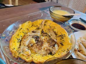 黃魚鯗煎蛋，在家做上海經典菜