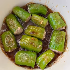 米飯殺手‼️虎皮青椒釀肉