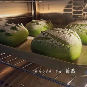 抹茶紅豆軟歐｜聖誕限定
