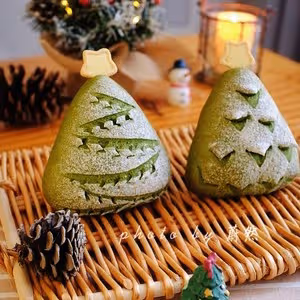 抹茶紅豆軟歐｜聖誕限定