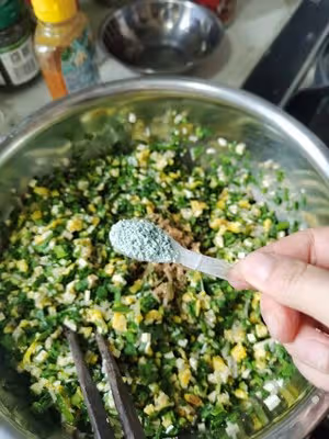 韭菜盒子（燙麵）涼了也很軟