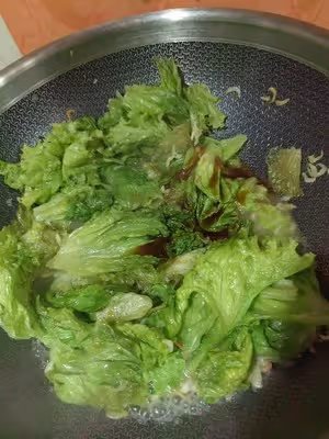 芥末蝦皮包菜