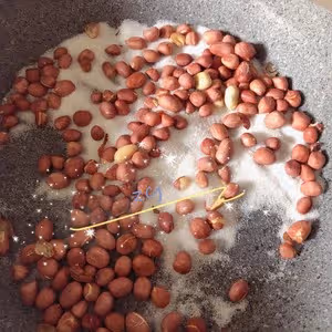 掛糖花生米(不用油)