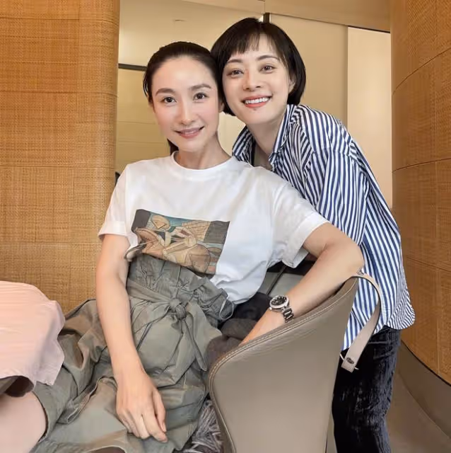孫儷40歲生日,「安陵容」陶昕然曬照為其慶祝,貼臉合影關係好