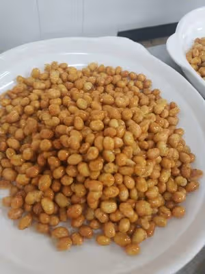 黃豆燜魚仔