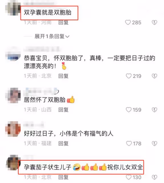 大衣哥兒媳懷雙胞胎40天!曬B超照打臉陳亞男,此前辭職疑為養胎