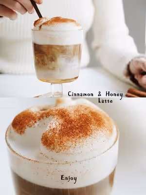 🍯蜂蜜肉桂拿鐵☕100%成功