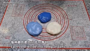 青花瓷冰皮月餅。無色素，免烤箱，成品堪比藝術品