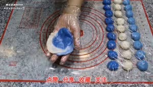 青花瓷冰皮月餅。無色素，免烤箱，成品堪比藝術品
