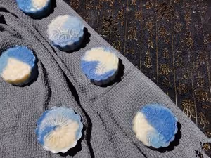 青花瓷冰皮月餅。無色素，免烤箱，成品堪比藝術品