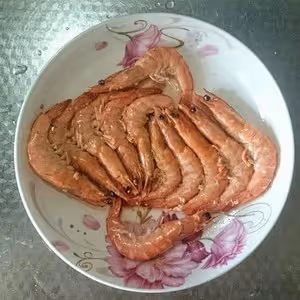 3min微波爐烤蝦