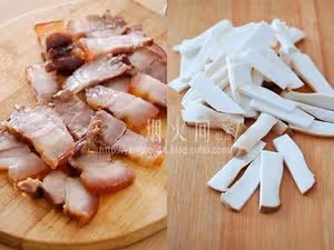 臘肉炒荷蘭豆