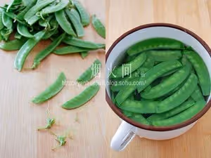 臘肉炒荷蘭豆