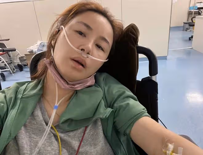 梅婷前夫罕曝全家福!二婚妻子得急病做要命手術,躺病床渾身插管
