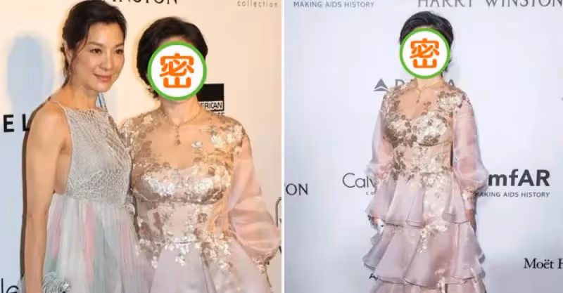 何超瓊才是真名媛，59歲穿粉色蛋糕裙不俗氣，還意外穿出了華麗感
