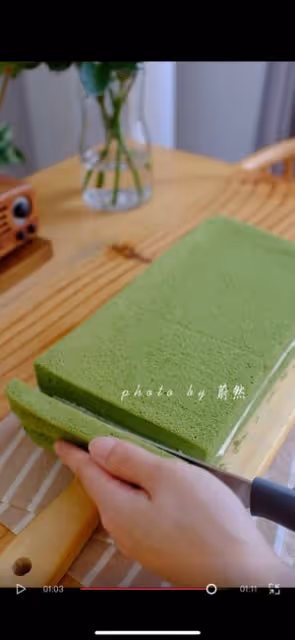 抹茶奶酪三明治蛋糕