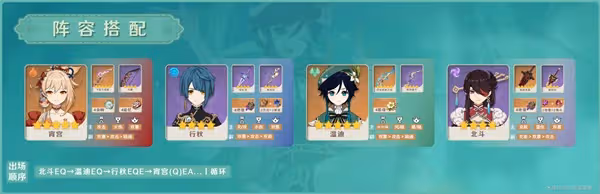 《原神》3.1版溫迪陣容搭配攻略
