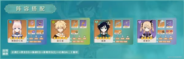 《原神》3.1版溫迪陣容搭配攻略