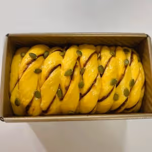 南瓜豆沙吐司