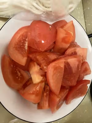 西紅柿豆角燜面