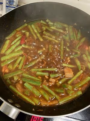 西紅柿豆角燜面
