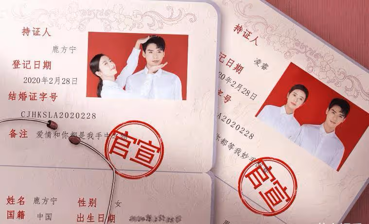 芒果台又出霸道總裁劇,男女主結婚照甜到爆炸,看清顏值心滿意足!