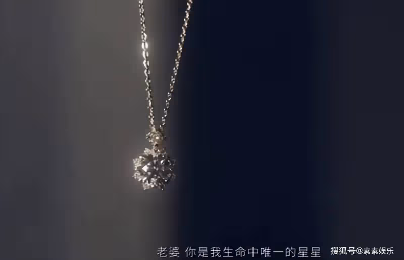 具俊曄公開向大S求婚的片段,手拿鑽石項鍊喊話:老婆我愛你