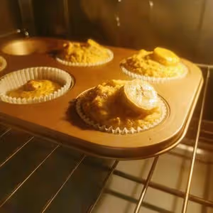 【好吃不胖】無油無糖香蕉燕麥蛋糕～低卡