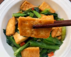 吃過一次就會愛上的－小白菜燉豆腐