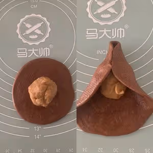 可可栗子軟歐包（內附栗子餡做法）