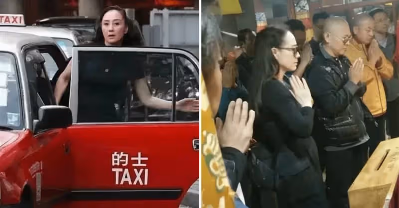 利智60歲身材依舊凹凸有致，站街頭成最美景色，跟素人相比反差很大