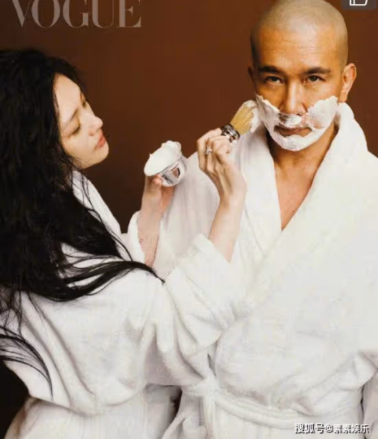 大S具俊曄婚後首個雜誌封面：造型大膽前衛，大S騎在老公身上