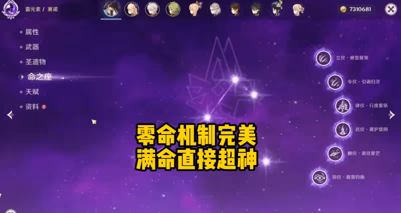 原神賽諾上線第一天就超神,一套連招130萬,滿命提升近90%!
