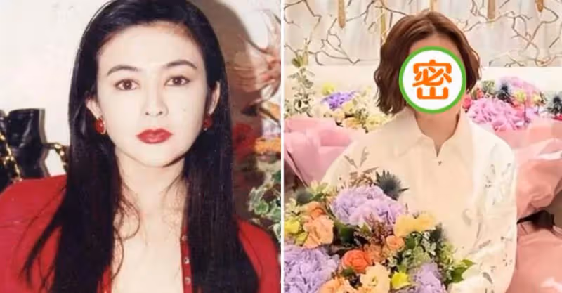 關之琳在上億豪宅過60大壽，一身白襯衫裙配大紅唇，氣場全開