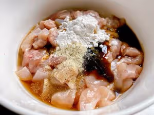 杏鮑菇炒雞丁