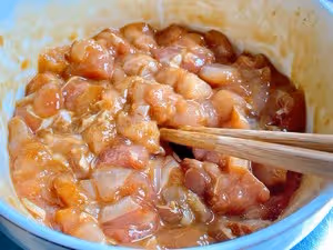 杏鮑菇炒雞丁