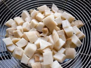 杏鮑菇炒雞丁
