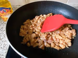 杏鮑菇炒雞丁