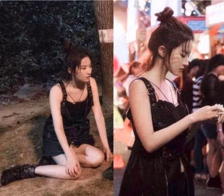 同是女明星撿垃圾，劉亦菲一臉倔強，熱巴滿臉笑容，網友：徹底淪陷