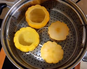 南瓜蒸蛋 太陽果燉牛奶蛋