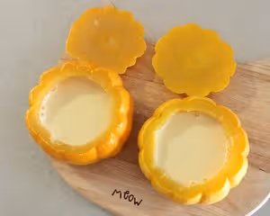 南瓜蒸蛋 太陽果燉牛奶蛋