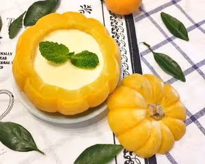 南瓜蒸蛋 太陽果燉牛奶蛋